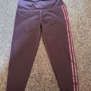 adidas Women’s Athletic Leggings in Dark Purple